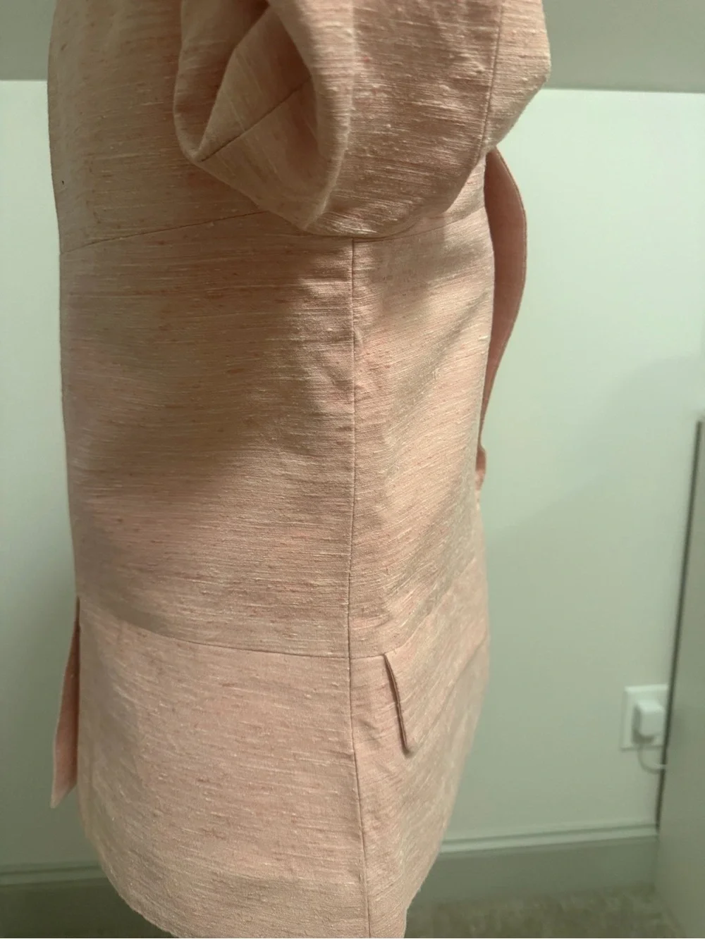Chanel 17C Coco Cuba Pink Tweed Silk Blazer Pleated Tulle Cuff *Collectors Item*
